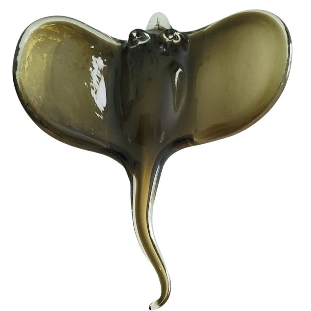 Stingray Art Glass Figurine/Paperweight Handblown Vintage